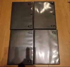 DVD　空　トールケース 4枚セット　シングル ブラック　黒　パッケージ　ケース