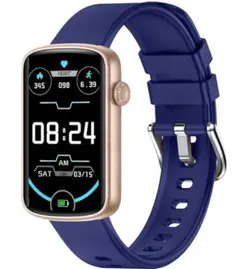 サウナ好きならぜひ！　スマートウォッチ　ブルー