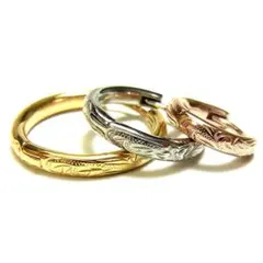 再入荷!【両耳用ピアス】 ハワイアンジュエリー フープピアス金属アレルギー対応