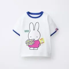 ZARA ザラ　ミッフィ　コントラスト　Tシャツ　パイピング　86のサムネイル