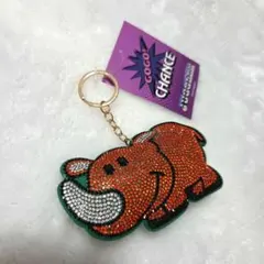 ジャグラー ツノッチ ラインストーンマスコット キーホルダー
