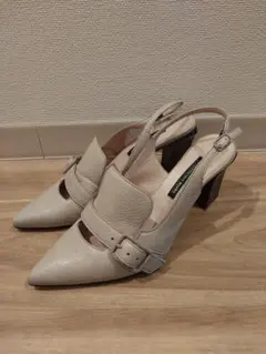 入学式 卒業式 ラボキゴシ パンプス 24cm ベージュ
