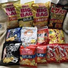 お買得！ カルビー BIGBAG各種 堅あげポテト ピザポテト 計16袋 B