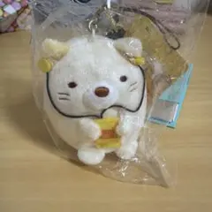 希少レアすみっコぐらし2013 タワーレコードコラボ　ぬいぐるみストラップ　ねこ