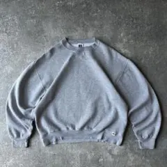 90s USA製 ラッセル スウェット トレーナー L 無地 グレー