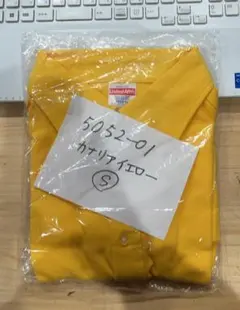 新品 半袖 ポロ ボタンダウン United Athle 5052 イエロー Sのサムネイル