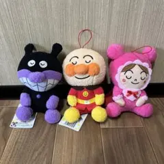 それいけ！アンパンマン　ぬいぐるみ　3個セット