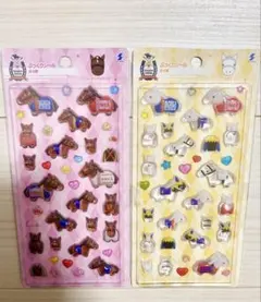 サラブレッドコレクション　ぷっくりシール 2種セットのサムネイル