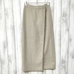 センスオブプレイス　(S)　フリンジディティール ラップスカート