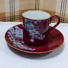 ○5374#0607　ミキモト/カップ&ソーサー(パールで描かれた葡萄)0603