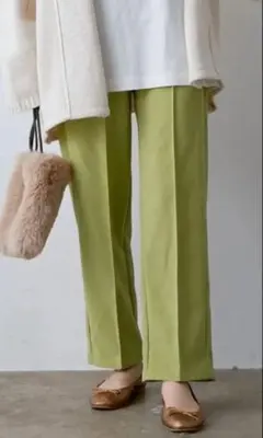 【新品未使用】VIS テーパードパンツ グリーン