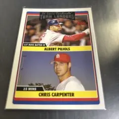 MLB 2006 トップス カージナルスリーダー　プーホールス　カーペンター
