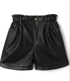 レザーショートパンツ[at1385]