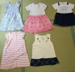 ギャップキッズ　ハッシュアッシュなど　ワンピース キッズ　女の子　半袖　120