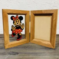 昭和レトロ ビンテージ Disney ミニー マウス フォトフレーム ミッキー