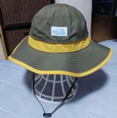 THE NORTH FACE バケットハット オリーブグリーン/イエロー