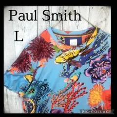 【正規美品】ポールスミス　Paul smith　半袖　tシャツ　アロハシャツ　鯉