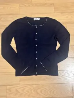 Private Label ネイビー 長袖カーディガン M