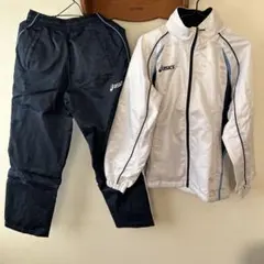 asics ウィンドブレーカーセット(フード付き)