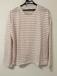 nugu plain ボーダーTシャツ