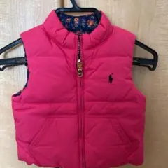ラルフローレン ダウンベスト リバーシブル　18M