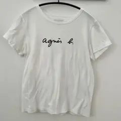 【美品】アニエスベー　ロゴTシャツ