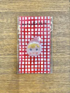 【新品未開封】ナタリーレテ　ワッペン　チャーミー　ピンク　刺繍　アイロン接着