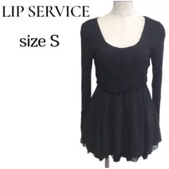 期間限定再値下げ！【完全早い者勝ち♡】リップサービス☆　ミニワンピ　ブラック