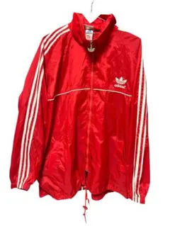 【希少】90s adidas ナイロンジャケット ウインドブレーカー ビッグロゴ