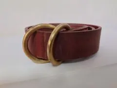 DOUBLE RING BELT visvim W34/DK.BROWN