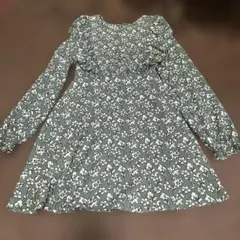 【要自己紹介一読:美品】ZARA フラワープリント ワンピース 11-12歳