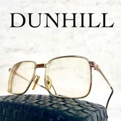60年代　DUNHILL　ダンヒル　ビンテージメガネ　ゴールド・べっ甲柄フレーム