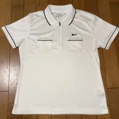 美品ナイキゴルフ　ハーフジップ　半袖ゴルフシャツ　XL レディースゴルフウェア