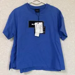 manina 青色 パッチ付き Tシャツ　110