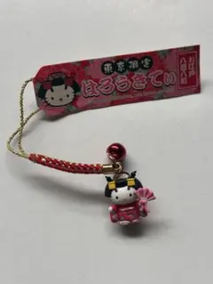 ご当地キティ 根付け ストラップ 東京限定 お江戸娘Hello Kitty♡