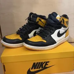NIKE Air Jordan 1 ブラック/イエロー