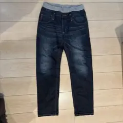 【美品】EDWIN エドウィン キッズ 503 デニムパンツ ウエストリブ