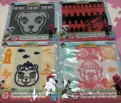 一番くじ あつまれどうぶつの森 デイリータオル 4枚セット　バラ売り可のサムネイル