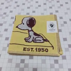 【新品】⑫　スヌーピー　75周年記念　ガーゼハンカチ