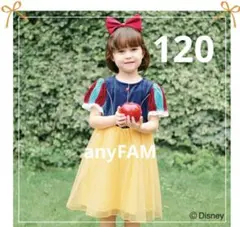 any FAM Disney 白雪姫　なりきり　ワンピース　120 ドレス