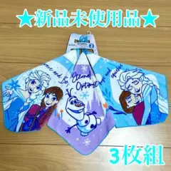 ‼️即日発送‼️ 新品　ループ付きタオル　アナと雪の女王　3枚組　約30×30㎝