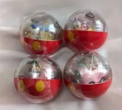 【未開封】ディズニーランド カプセルトイ 4種セットプルバックトイ