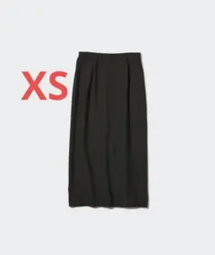 ユニクロ デニムジャージーナローロングスカート