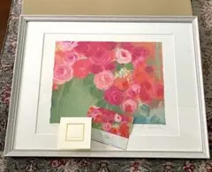 額装 版画 ジニー・キム サイン・ED有 証明書付き 限定 新品額入り