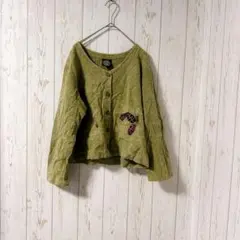 PRODUCE COMPANY オリーブグリーン カーディガン 即日発送