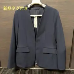 GU ウォッシャブルノーカラージャケット