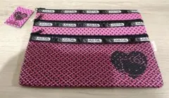 ハローキティ　Sanrio ポーチ　ドット柄　レトロ　タグ付き