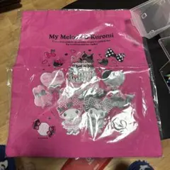 マイメロディ　クロミ　一番くじ　トートバッグ