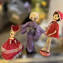 ポーズ人形 フランス人形 スキヨドール 昭和レトロ セット - メルカリ