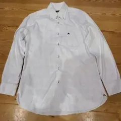 BURBERRYBLACKLABEL チェック柄 長袖シャツ 刺繍　42